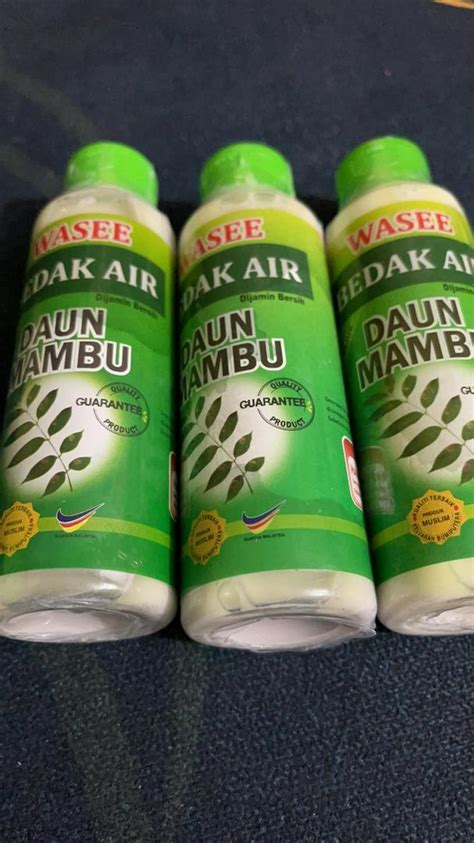 Bedak Sejuk Daun Mambu Bedak Air Daun Mambu Beauty Personal Care Bath