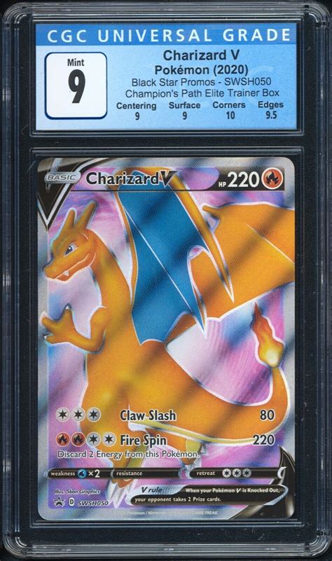 Psa Charizard V Champion S Path Etb Black Star Promo Swsh