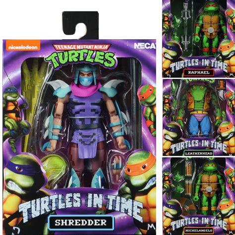 Neca Tmnt Turtles In Time Scale Action Figures Series Set Of