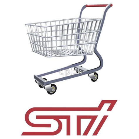 Sti Shopping Cart Wing T Shirt By Upick Shopping Cart Shopping