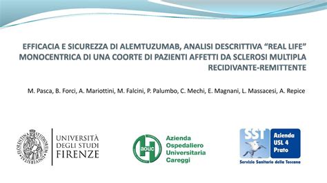 Efficacia E Sicurezza Di Alemtuzumab Analisi Descrittiva Real Life