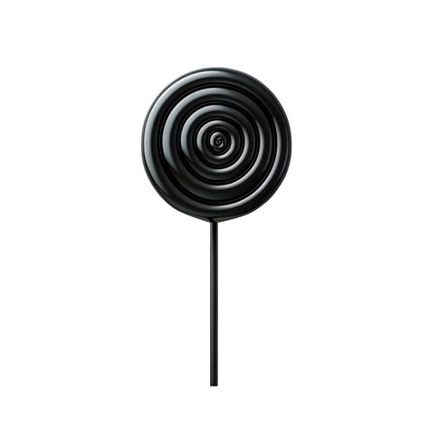black lollipop isolated on transparent background 44812998 PNG