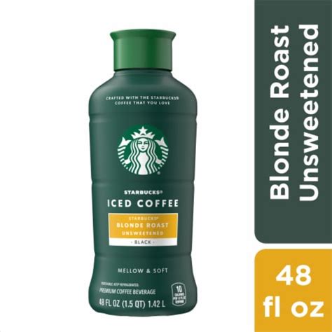 Starbucks® Blonde Roast Unsweetened Iced Coffee, 48 fl oz - QFC