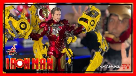 Mi Mejor Hot Toys Iron Man Suit Up Gantry Mark Iv Iron Man Scale Unboxing Review