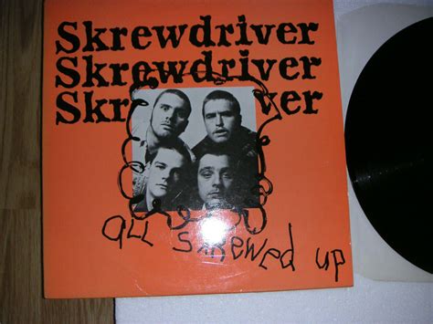 Skrewdriver All Skrewed Uppochette Orangechiswick940556punk Oifrancais