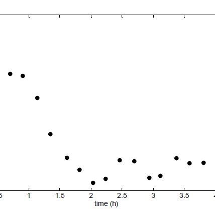 Typical Curve For The Deactivation Of The Catalyst Over Time