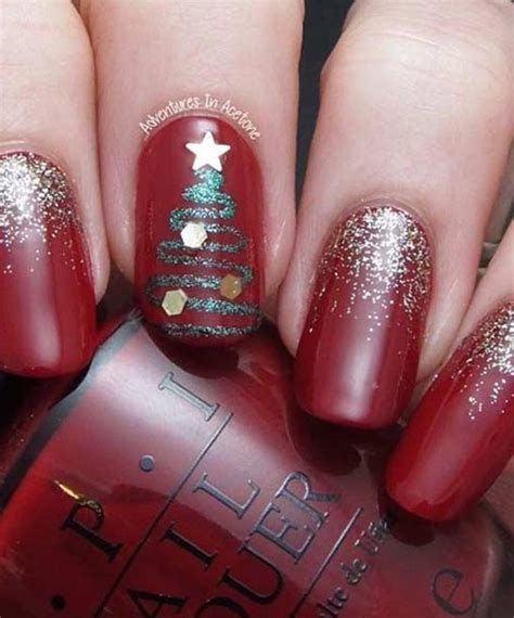 50 Red And Gold Christmas Nails 2024 Tailoringinhindi