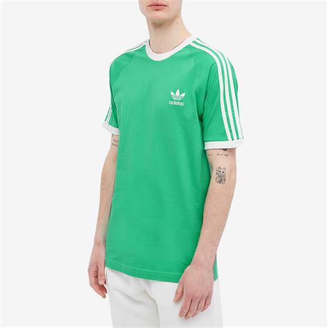 Adidas 3 Stripes Tee Hi Res Green End Es