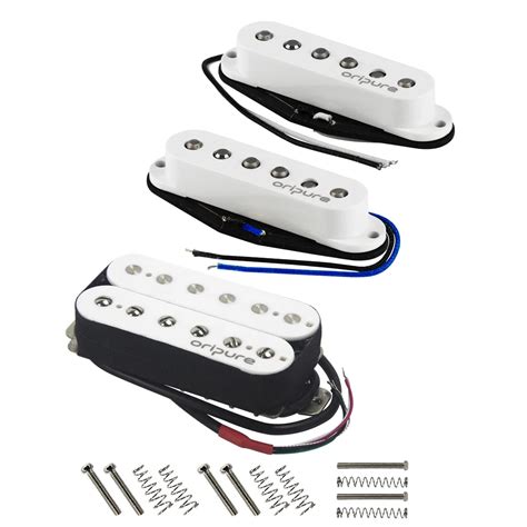 Juego De Pastilla De Guitarra HSS Oripure Strat Humbucker Alnico 5 Y