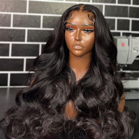 Human Hair Wig X Hd Lace Front Wig Inches Density Munimoro