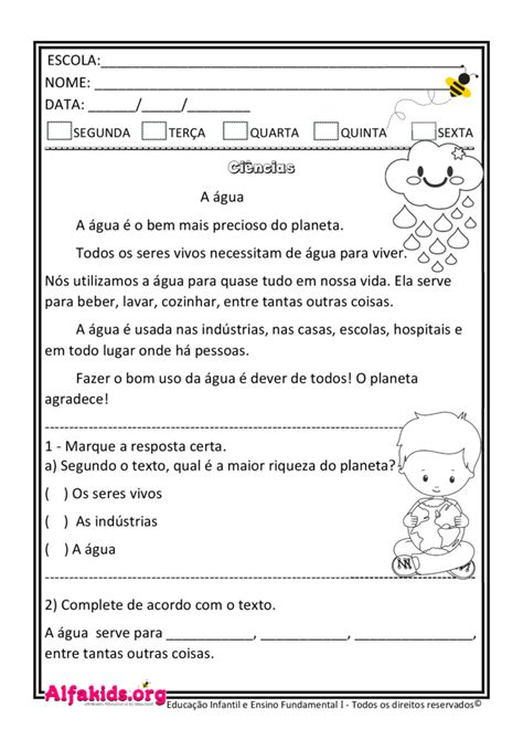 Atividades Educativas Atividades De Alfabetização 1 Ano BEF