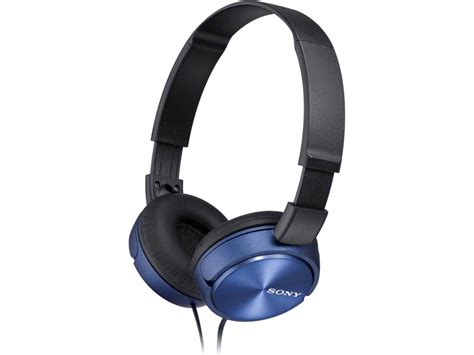 Auscultadores Fio SONY MDR ZX310AP On Ear Microfone Azul