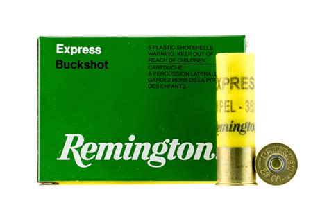 Remington 20 Gauge 2 34in 3 Buck 20 Pellet Shotshell Express 5box