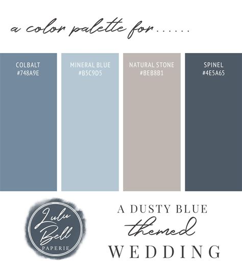 Dusty Blue Navy And Gray Wedding Color Palette Inspiration Invitations And Free Printables