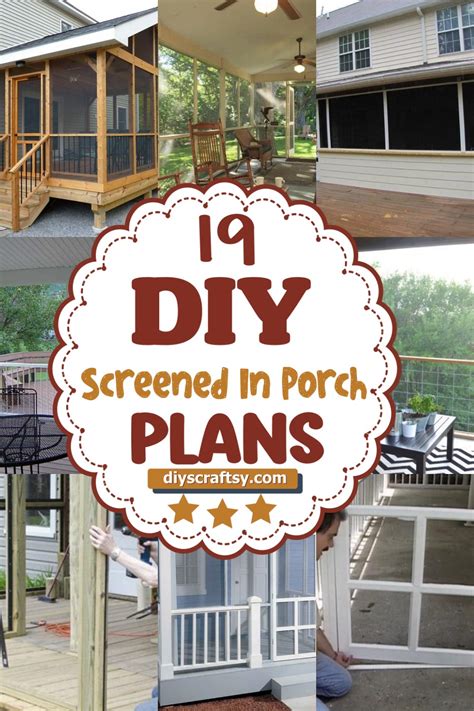 19 DIY Screened In Porch Plans - DIYsCraftsy