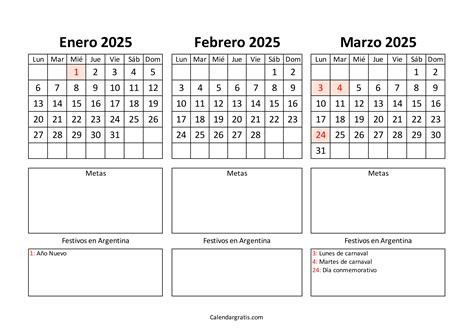 Calendario Marzo Argentina Anjela Merilyn