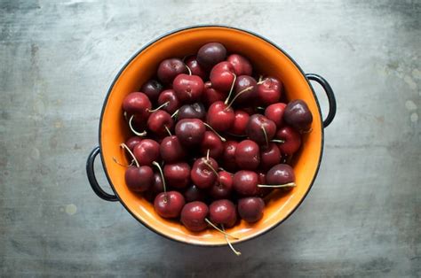 Lightly Pickled Sweet Cherries Food In Jars