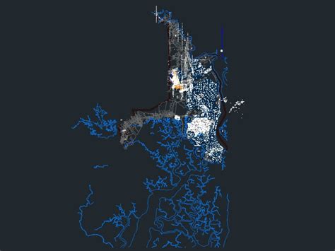 Disno De Un Mapa Ciudad De Guayaquil En DWG 13 22 MB Librería CAD