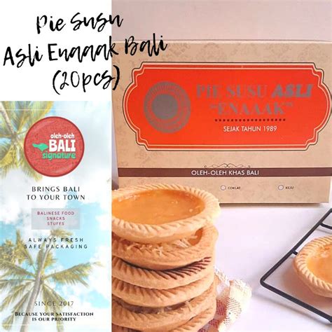 Jual Pie Susu Asli Enak Bali Pie Susu Enaaak Isi 20 Pcs Shopee Indonesia