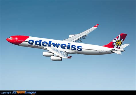 Airbus A340 313X Edelweiss Air HB JMF AirTeamImages