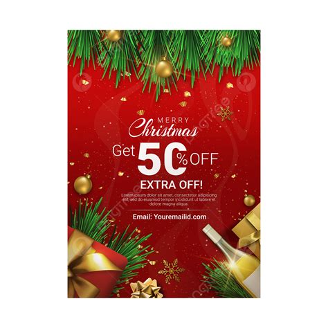 Christmas Offer Template Png Vector Psd And Clipart With Transparent