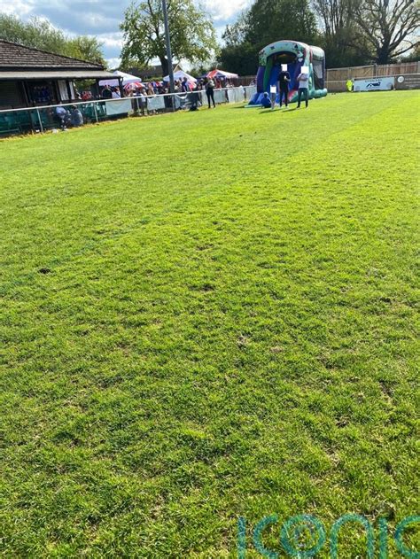 Womens Football Team Forced To Move Game Because Of Bouncy Castle On