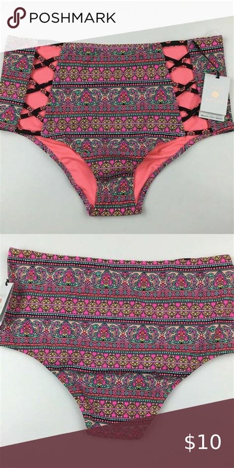 Shade And Shore Bikini Bottoms High Waist Swim In 2020 High Waisted