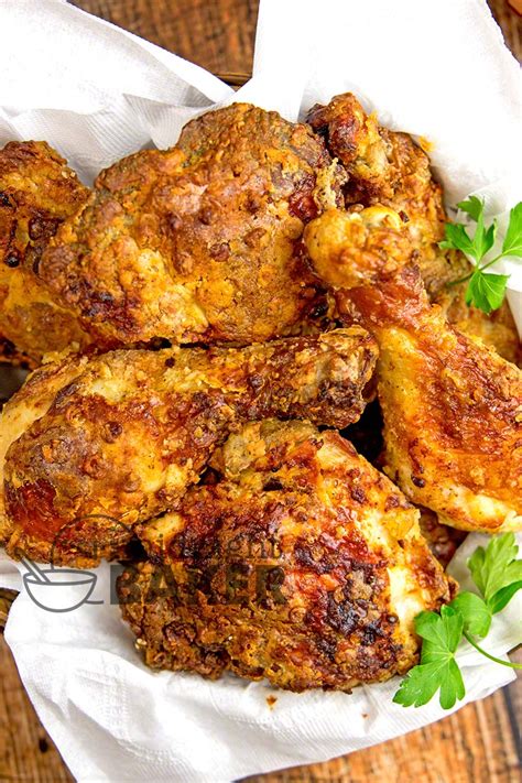Crispy Low-Fat Air Fryer Chicken - The Midnight Baker