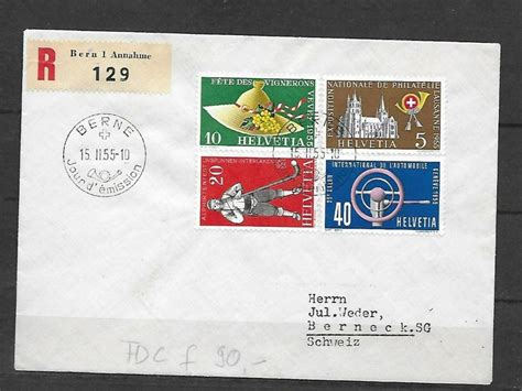 Freim FDC 1955 Franz Kat CHJF 90 Kaufen Auf Ricardo