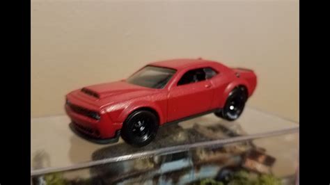 Hot Wheels Custom 18 Dodge Challenger Demon Youtube