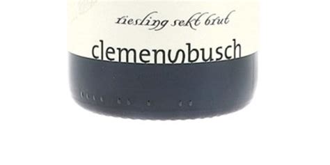 Sekt Riesling Brut 2020 Clemens Busch Euro Weinkontor