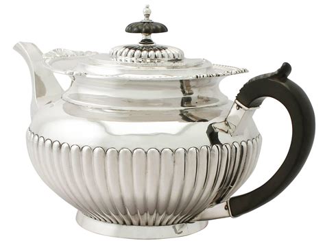 Sterling Silver Teapot Antique Edwardian At 1stdibs