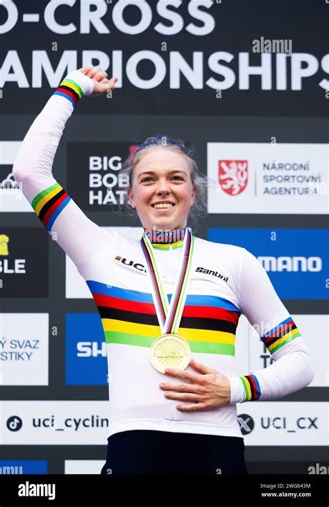 Tabor Fem Van Empel During The Ceremony For Women At The Cyclo Cross