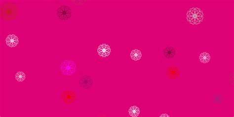 Light pink vector natural artwork with flowers. 23050244 Vector Art at ...