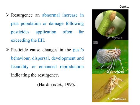 Pesticide Induced Resurgence of Rice Planthoppers | PPTX