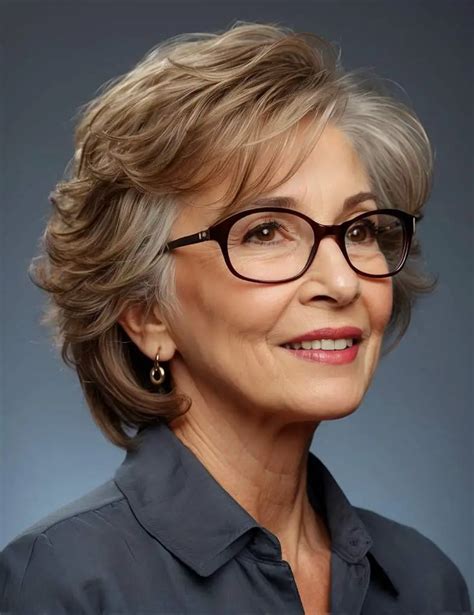 32 Stylish Hairstyles For 70 Year Old Women With Glasses In 2024 Easy