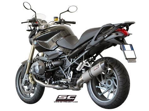 SC Project Oval Titanium Slip On Einddemper Met E Keur BMW R 1200 R