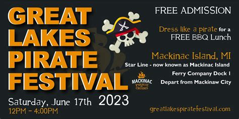 Great Lakes Pirate Festival On Mackinac Island Saint Ignace Chamber