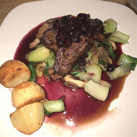 Pan Seared Duck Breast With Blueberry Sauce Recipe Allrecipes