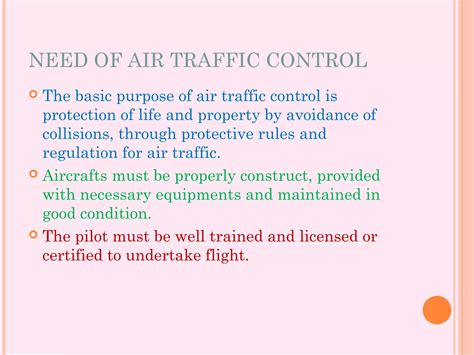 Air Traffic Control Ppt