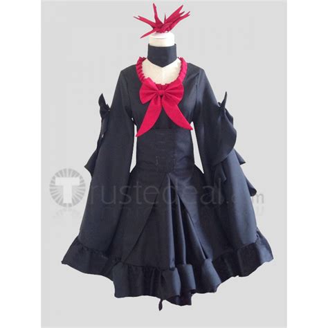 Pokemon Gijinka Darkrai Black Cosplay Costume