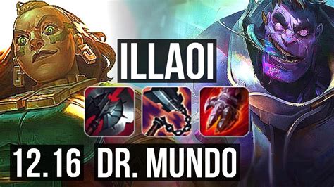 Illaoi Vs Mundo Top Rank 1 Illaoi 1300 Games 11 2 10 1 5m