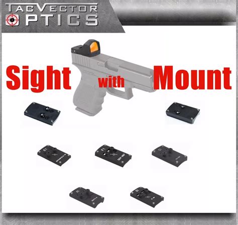 Vector Optics Sphinx Red Dot Sight With Pistol Rear Mount For Glock 17