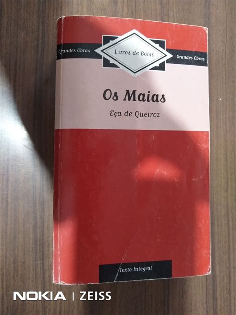 Livro Os Maias E A De Queiroz Rio Tinto Olx Portugal