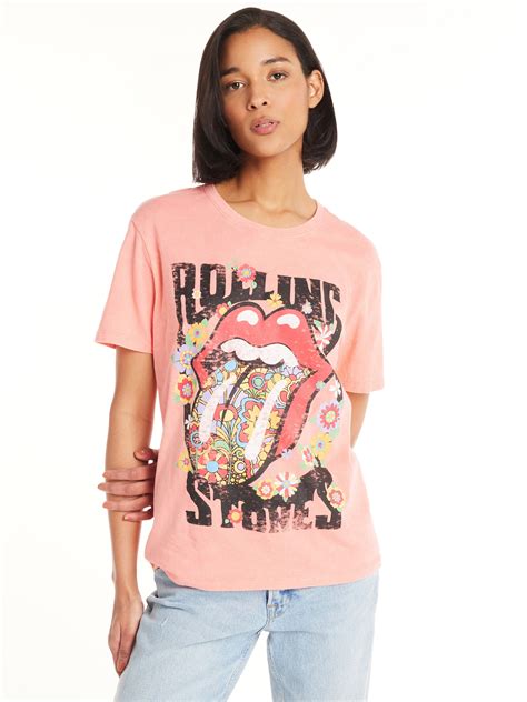 Time And Tru Women S Rolling Stones Graphic Print T Shirt Sizes Xs Xxxl