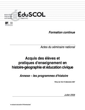 Remplissable En Ligne Acquis Des Lves Et Pratiques Denseignement En