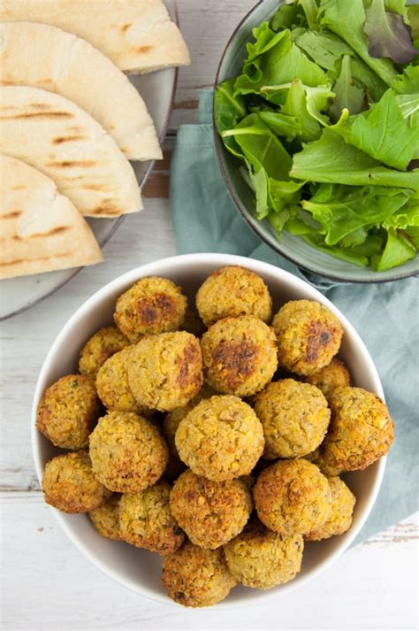 Oven Baked Falafel Balls Recipe Freezer Friendly Elephantastic Vegan