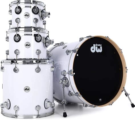 Buy Dw Collector S Series Finishply 4 Piece Shell Pack White Glass Online At Lowest Price In