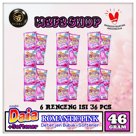 Daia Romantic Pink Detergent Bubuk Sabun Cuci Baju Gr Kemasan