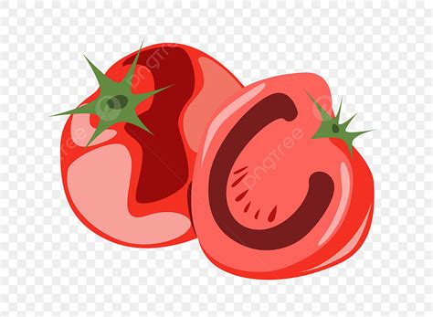 Ilustração De Vegetais De Tomate Vermelho PNG Vermelho Tomates